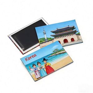 Aimants de réfrigérateur personnalisés pour photos de voyage commémoratives avec images personnalisées - Product Image 1