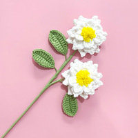 2026 Op maat gemaakte gebreide multi-head fruit haakbloemen katoenen garen patches citroen gardenia bosbes gardenia bosbes haakwerk