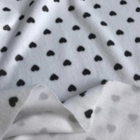 Couverture pour bébé en tissu miniature en forme de cœur, douce et moelleuse, personnalisable, fabriquée en tissu textile pour la maison en fibre de polyester 100%