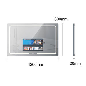 Vercon phát triển màn hình cảm ứng LED thông minh Bluetooth gương hiển thị Android 11 thông minh gương ma thuật thông minh gương với wifi - Product Image 3