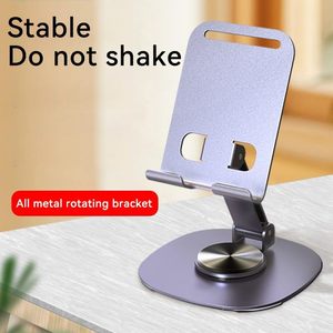 New Design Holder Cradle Stand Mobile Phone <b>Desk</b> Stand Anti-slip 360 <b>Rotating</b> Metal Mobile Phone Holders for All Phones - Product Image 2