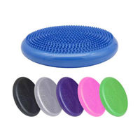 Yoga Massage Wobble Coussin Pad Coloré Stabilité Conseil Gonflé PVC Yoga Core Balance Disque