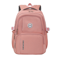 HAIBOWY Sac à dos scolaire en nylon de haute qualité pour étudiants Mini coupe rose bleu noir sublimation étanche