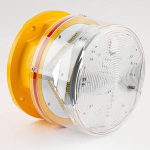 Feux d'obstruction universels 100/240 <span class=keywords><strong>VAC</strong></span> 50/60Hz, lumière blanche de jour 20 000 cd ; lumière blanche de nuit 2 000 cd, synchronisation GPS, intensité moyenne ICAO - Product Image 2