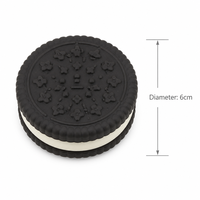 Jouet Squishy Biscuit à Remontée Lente, Balle Anti-Stress Squishy Biscuit Sandwich Réaliste, Jouet Sensoriel Doux pour Enfants et Adultes