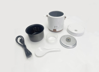 Mini cuiseur à riz portable de 0,8 L, cuisson rapide, facile à transporter, maintien au chaud automatique, avec cuve intérieure antiadhésive