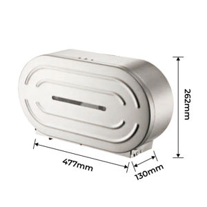 เครื่องจ่ายกระดาษม้วนจัมโบ้แบบคู่สำหรับสำนักงาน ยี่ห้อ FANDA Factory รุ่น Personalized ติดผนัง ทันสมัย เป็นมิตรกับสิ่งแวดล้อม ผลิตจากสแตนเลส - Product Image 6