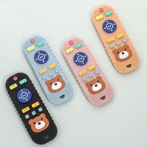 卸売シミュレーションゲームコントローラー赤ちゃん歯固めおもちゃBPAフリーTVリモコン型噛めるシリコンベビー歯固め - Product Image 3