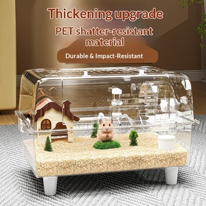 <strong>Hamster</strong> Reptile <strong>Cage</strong> Super <strong>Large</strong> Villa Luxurious House Golden <strong>Hamsters</strong> Anti-Bite Breeding <strong>Cage</strong> PET Material Box All Seasons - Product Image 5