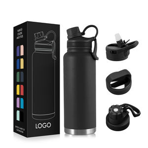 Botellas de Agua Deportivas Aisladas de Acero Inoxidable con Logotipo Personalizado para Exteriores - Product Image 1