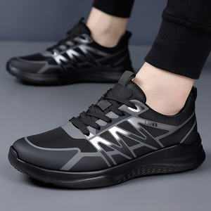 Chaussures de randonnée pour hommes, dessus en mesh respirant, semelle extérieure en caoutchouc, semelle intermédiaire en EVA, bout rond, été, randonnée en plein air, voyage, trekking - Product Image 3