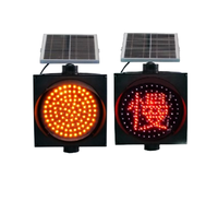 Kontinuierliche Strom versorgung Solarenergie Blinklicht Gelb Warnung Sicherheit LED Ampel