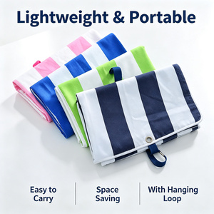<span class=keywords><strong>Serviette</strong></span> de plage rayée en microfibre, séchage rapide, super absorbante, légère, sans sable, grande taille, pour la plage, la piscine, les voyages, vente en gros - Product Image 3