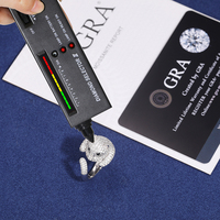 Nouveautés Unisexe Couple Bijoux De Mariage Réglable Or Blanc Moissanite Personnalité Exagérée Tête De Léopard Anneau D'animal