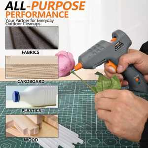 KSEIBI DIY aracı sıcak eriyik tutkal tabancası el yapımı araçları çocuklar için 7MM 20W tutkal tabancası çift sıcaklık - Product Image 5