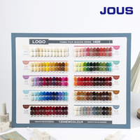 JOUS – Kit de vernis gel 3D style français pour usage professionnel, 120 couleurs, écologique, végétalien, longue tenue, logo personnalisé, pour salon de beauté