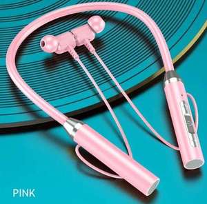 Draadloze Tws Oordopjes Met Microfoon Magnetische Sport Nekband Hoofdtelefoon <span class=keywords><strong>3.5Mm</strong></span> Interface Opknoping Nek Ontwerp - Product Image 5