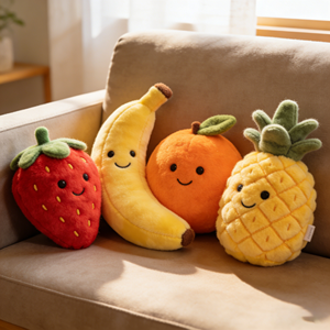 Juguetes de Peluche <span class=keywords><strong>Baratos</strong></span> al por Mayor de 25cm con Forma de Fruta, Súper Lindos, Kawaii, para Niños, Juguetes de Peluche de Anime y Dibujos Animados con Forma de Fruta para Máquinas de Garra - Product Image 1