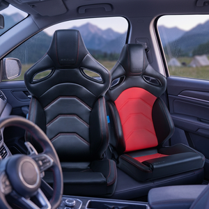 Sièges de voiture sport personnalisés SSCUS UNIQ-PU OEM en cuir PU, ajustement universel pour un soutien ergonomique pendant une utilisation intense - Product Image 1