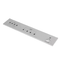Personnalisation de la plaque frontale audio en aluminium, service de fraisage CNC personnalisé, boîtier en aluminium extrudé pour l'électronique