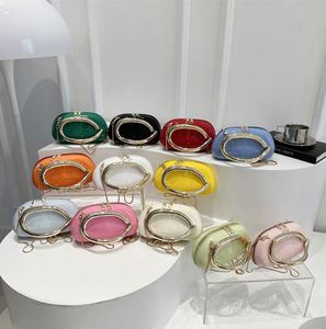 Bolso de moda infantil 2025: Cesta de verduras colorida de plástico tejida a mano, bolso de compras, bolso de playa para mujer, bolso de mano para exteriores. - Product Image 5