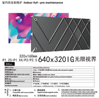 Affichage LED extérieur fixe 960x960 640x640 640x480 320x480 IP65 Écran LED étanche à maintenance frontale