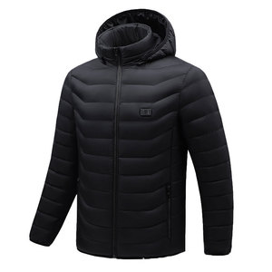 Chaqueta de Invierno con Calefacción USB 5V, Personalizada con Impresión en Lona, Cortavientos, con Capucha, Eléctrica, para Hombre - Product Image 2
