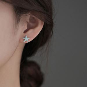 Pendientes Geométricos para Mujer, Chapados en Platino, Aleación de Cobre, Piedra Natural, Diseño de Nicho Moderno y Novedoso para Verano, Exquisitos, Sencillos, para Fiesta - Product Image 2