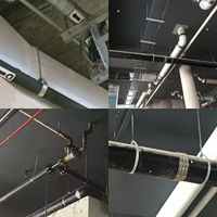 Collier de fixation en acier zingué pour tuyau d'arrosage, support en forme de poire pour une organisation efficace des systèmes d'arrosage en construction
