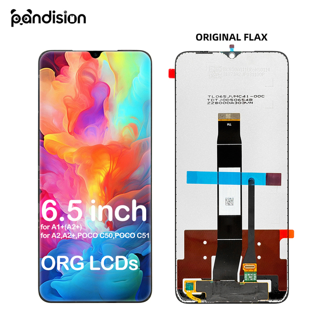 LCD Screen Replacement for Redmi A1+ ORG Mobile Phone Lcds Display 6.5" for Redmi A2,A2+,POCO C50,POCO C51 Mobile Display Parts