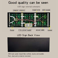 Señal de mensaje móvil LED programable Tablero de pantalla LED P10 a todo color Publicidad al aire libre Pantalla de visualización de desplazamiento LED al aire libre