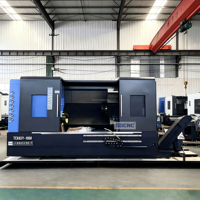 Prix usine TCK65Y Centre d'usinage 4 axes, Tour CNC avec outillage motorisé axe Y automatique, Robuste, Commande FANUC/GSK, Haute précision