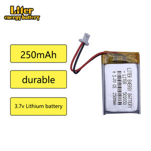 Lipo <span class=keywords><strong>052030</strong></span> 3,7 В 250 мАч 502030 перезаряжаемая литий-полимерная батарея с разъемом pcb и SH 1,0-2P - Product Image 3