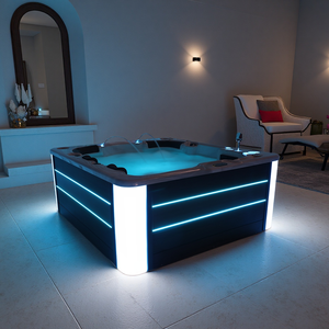 Whirlpool ngoài trời 2.1M New Healthy Hot Bán chi phí-hiệu quả giá <span class=keywords><strong>Spa</strong></span> bồn tắm với ánh sáng & massage nước máy bay phản lực xoáy bồn tắm - Product Image 6