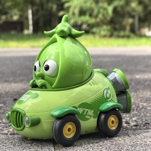 รถแข่งบังคับวิทยุรูปทรงถั่ว 2.4GHz ควบคุมระยะไกลเสถียร หมุนได้ 360 องศา °   หมุนได้ ง่ายต่อการใช้งาน เหมาะสำหรับเด็ก - Product Image 3