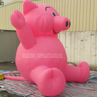 Cochon gonflable de bande dessinée, ballon géant, ballon publicitaire gonflable K2032-1