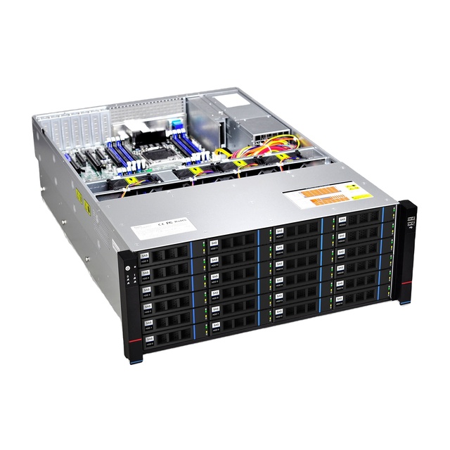 4U ATX Rackmount Server Chassis with Power Supply and Steel Construction for IDC Storage