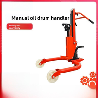 Nouveau chariot manuel de manutention de seaux, chariot hydraulique pour seaux avec grue à pince, élévateur de seaux à commande au pied