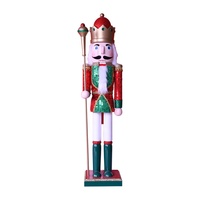 Statuette en bois, bracelet chaud, 30cm 38cm 90cm 120cm 150cm 180cm, grande poupée géante, casse-noisette, soldat en bois de noël
