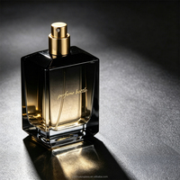 Flacon de parfum carré standard à base solide, 50ml, 70ml, 100ml, avec bouchon, impression personnalisée sur la surface, boîte cadeau – Fournisseur d'usine