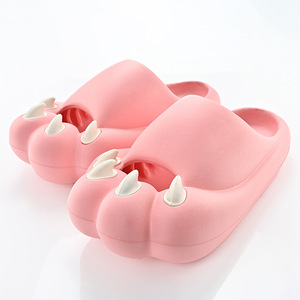 2025 divertido chica niño gato garra diapositiva antideslizante casa zapatillas mujeres hombres casa <span class=keywords><strong>Sandalias</strong></span> Zapatos interior zapatillas - Product Image 4