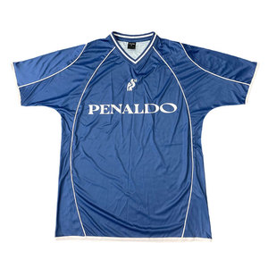 Men's Vintage <b>Soccer</b> Jersey Custom Print Logo V-Neck Breathable Quick Dry Casual Sports Football Shirts - Product Image 2
