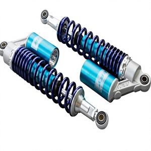 Amortisseurs arrière pour moto ZCLH 12,6 pouces 320 mm pour Suzuki Kawasaki Yamaha ATV Go Kart <span class=keywords><strong>Quad</strong></span> Bleu Argent - Product Image 1