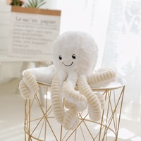 Boneka Gurita Berbagai Ukuran dan Warna, Isi Kapas PP, Super Lembut, Hadiah Ulang Tahun/Hari Raya untuk Pasangan, Mainan Claw Machine, Mainan Penghilang Stres