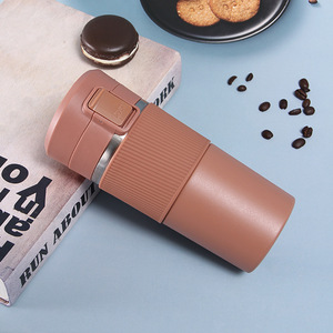 Vaso de Viaje de Acero Inoxidable de Doble Pared de 380 ml, Nuevo Estilo, Accesorio para el Regreso a Clases, para Café para Llevar - Product Image 2