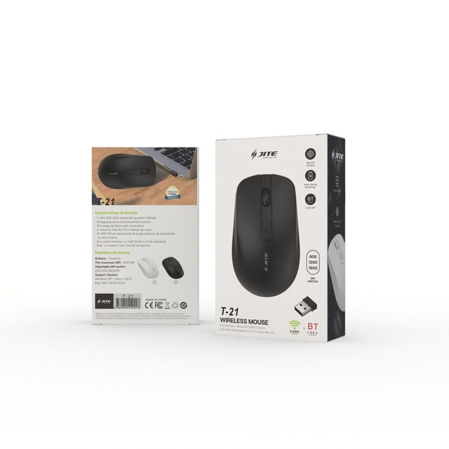 Wholesale High Quality Wireless 2.4G+Blue Tooth Mouse Manufacturer Wholesale Laptop Universal Office