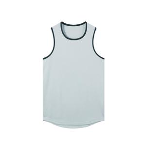 100% Polyester Digital Printing Stretchy Ribbed Training <b>Vest</b> Fitness Top For Men Sleeveless Shirts - Product Image 6