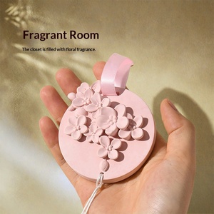 Relaxing Pine Gypsum Scented Hanging <b>Tablet</b> Long Lasting Aromatherapy For Wardrobe <b>Car</b> Odor Removal Holiday Gift - Product Image 2