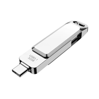 Nouvelle clé USB 3.1 haute vitesse à double interface Type-C 64 Go/128 Go/256 Go en métal portable OTG pour téléphone Android et ordinateur portable – Garantie 2 ans