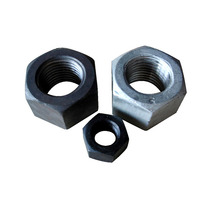 Écrou hexagonal en acier au carbone DIN934, oxyde noir, haute résistance, M5 M6 M8 M10 M12 M14 M16 M18 M20 M24 M27 M30 M36, directement de l'usine